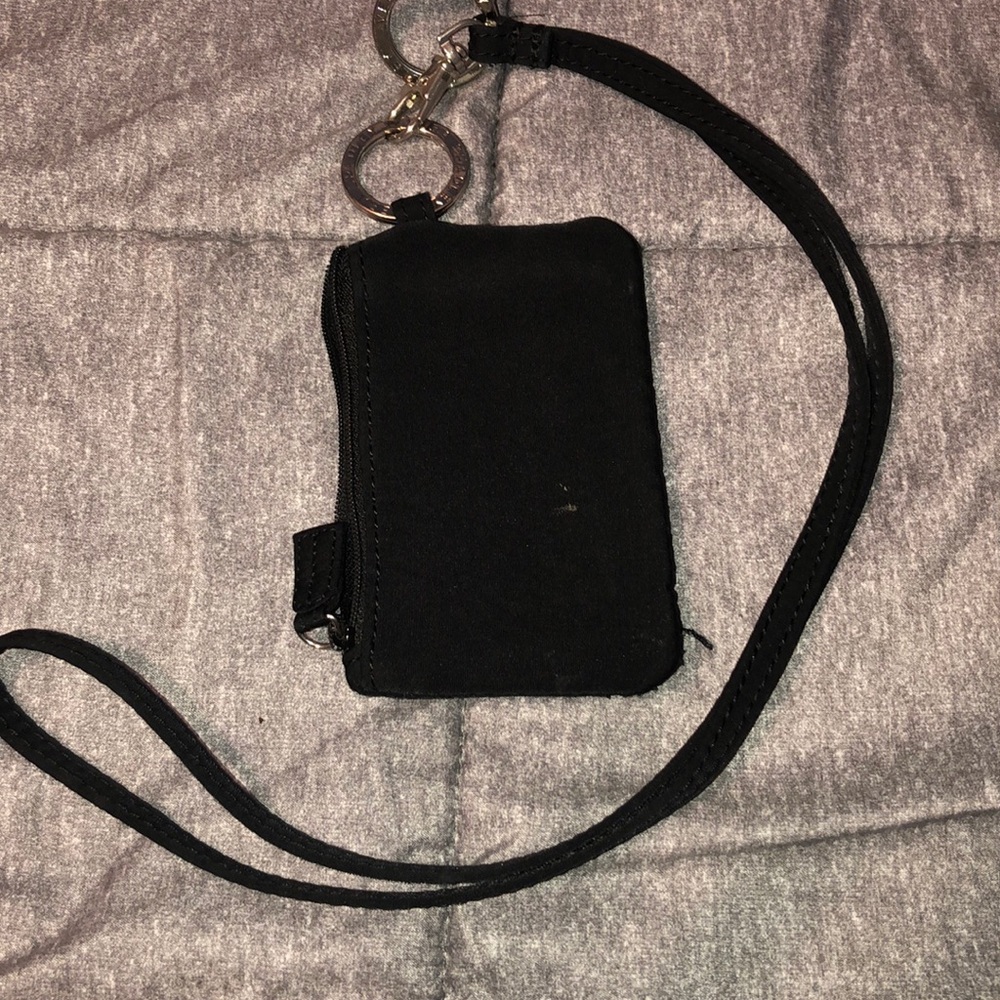 Vera Bradley- ID holder and lanyard gently used